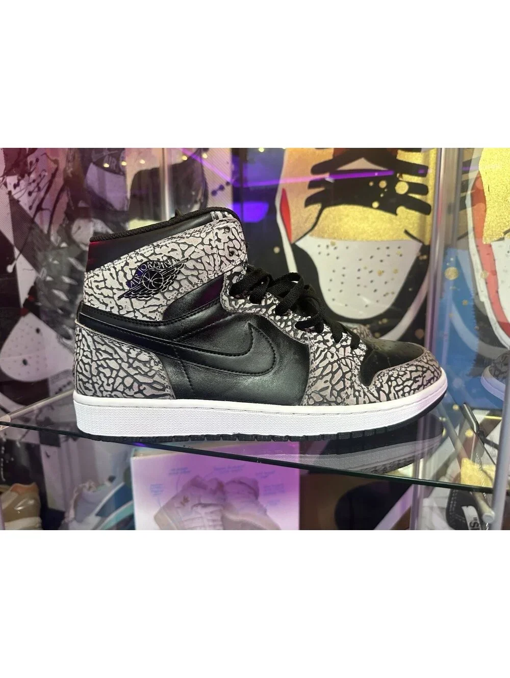 Nike Air Jordan 1 Retro High Unsupreme Black Gray Elephant SIZE: 12